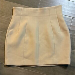 Paris Atelier & Other Stories Tan Mini Skirt SZ 10